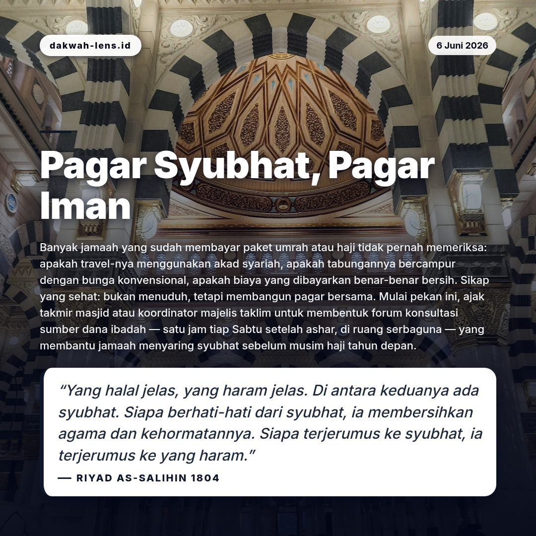 Aksi Sosial — Aqidah & Ibadah