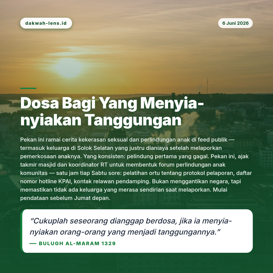 Aksi Sosial — Sosial & Keluarga