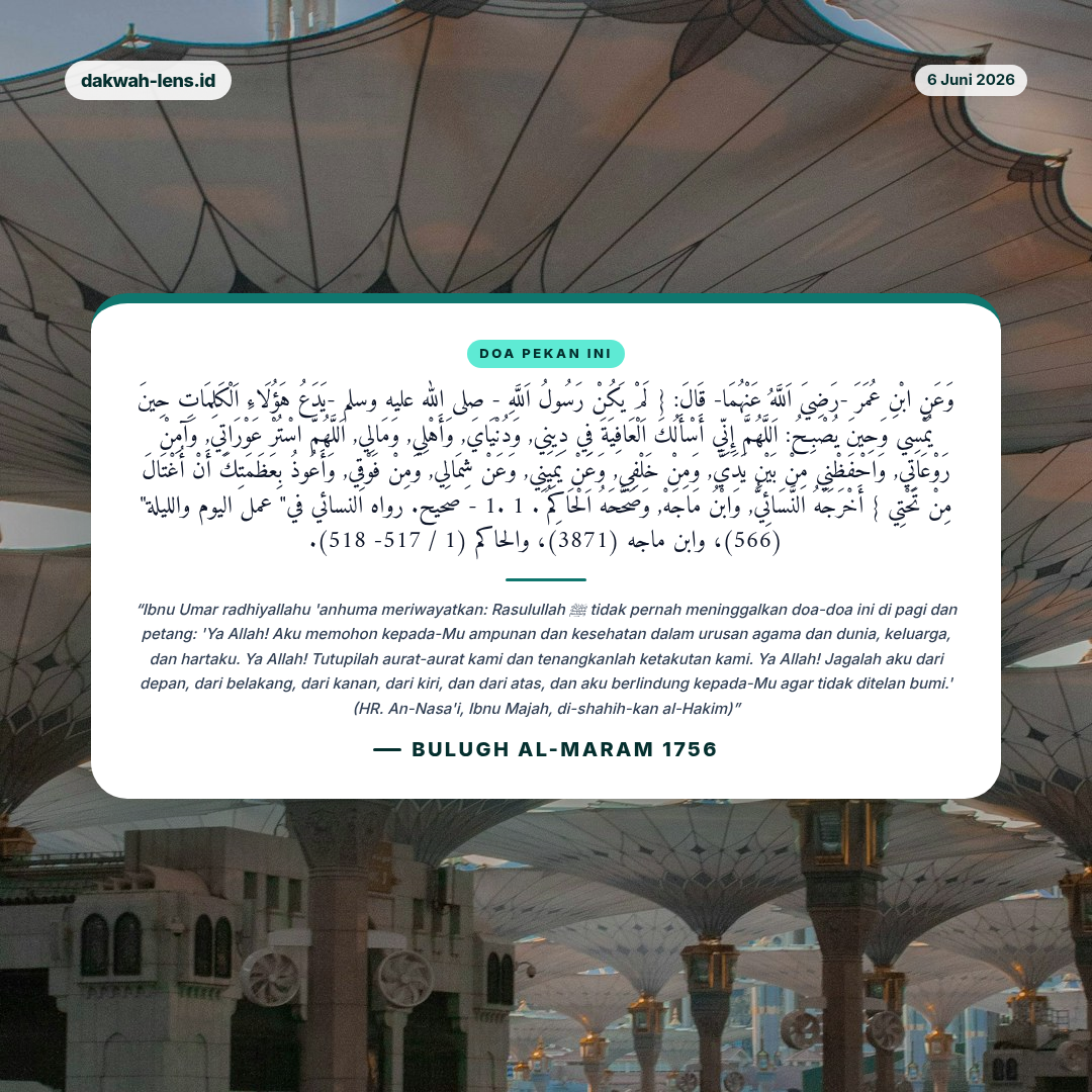 Doa Pekan Ini — Sosial & Keluarga