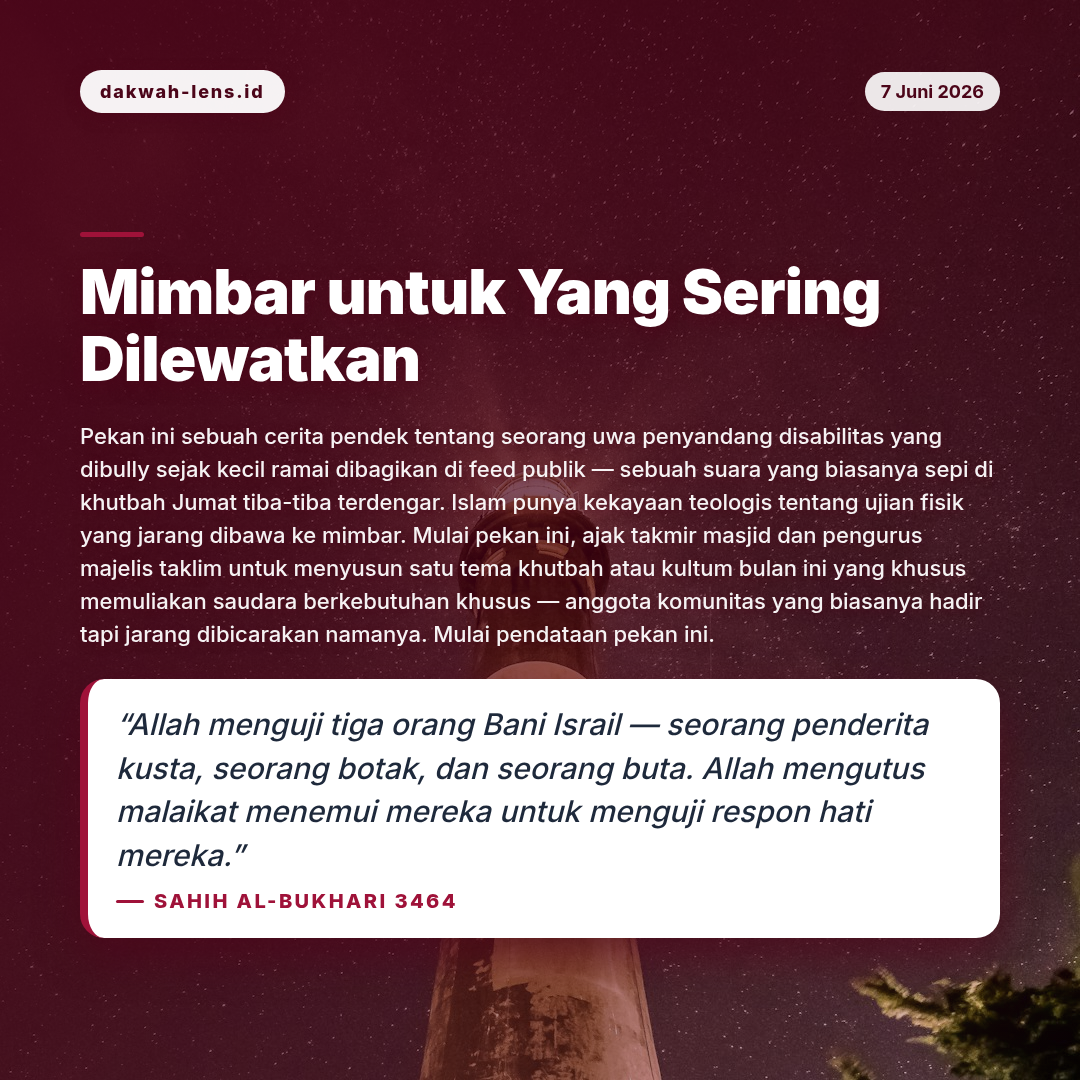 Aksi Sosial — Inspirasi & Kisah Pribadi