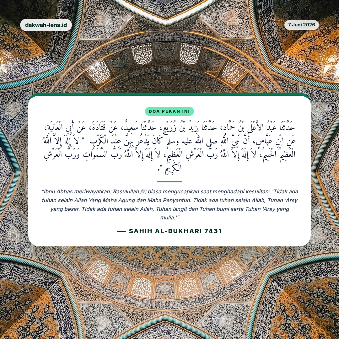 Doa Pekan Ini — Inspirasi & Kisah Pribadi