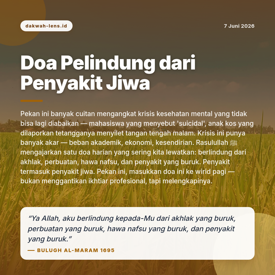 Khutbah — Kesehatan & Kehidupan