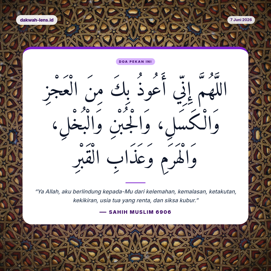 Doa Pekan Ini — Kesehatan & Kehidupan
