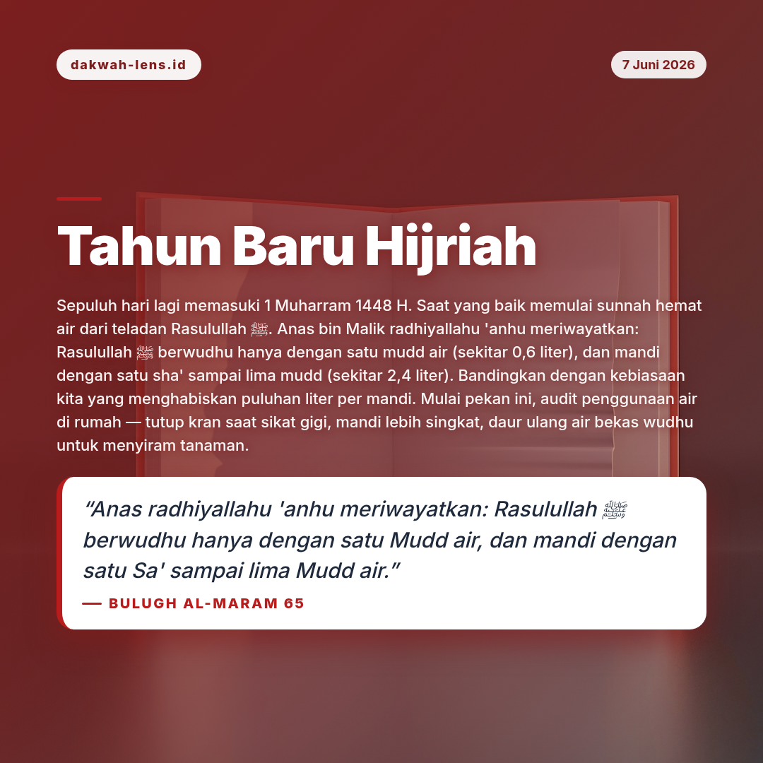 Ajakan Sunnah — Lingkungan & Bencana