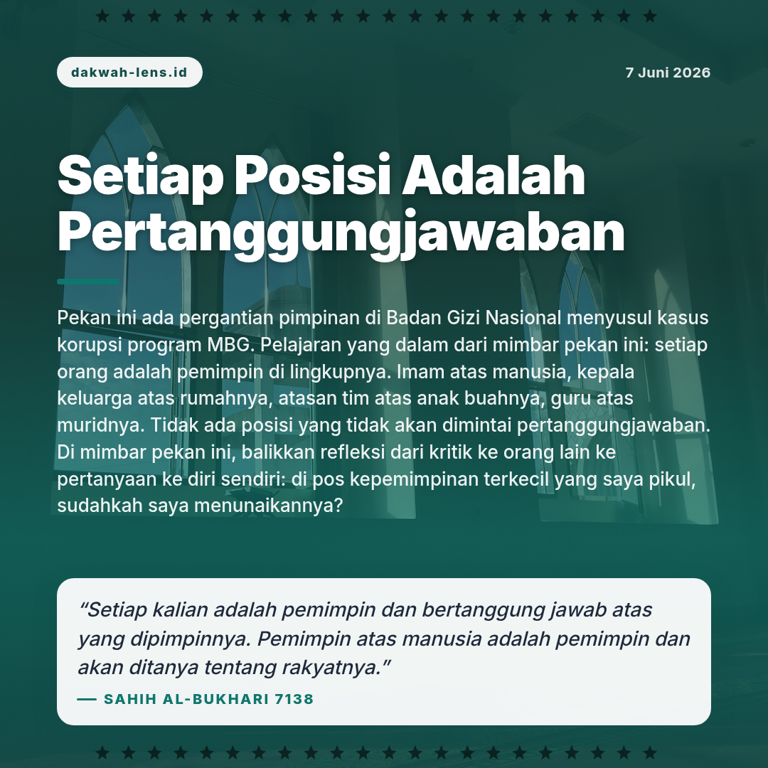 Khutbah — Pemerintahan & Kebijakan