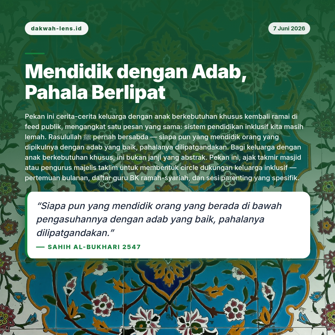 Aksi Sosial — Pendidikan & SDM