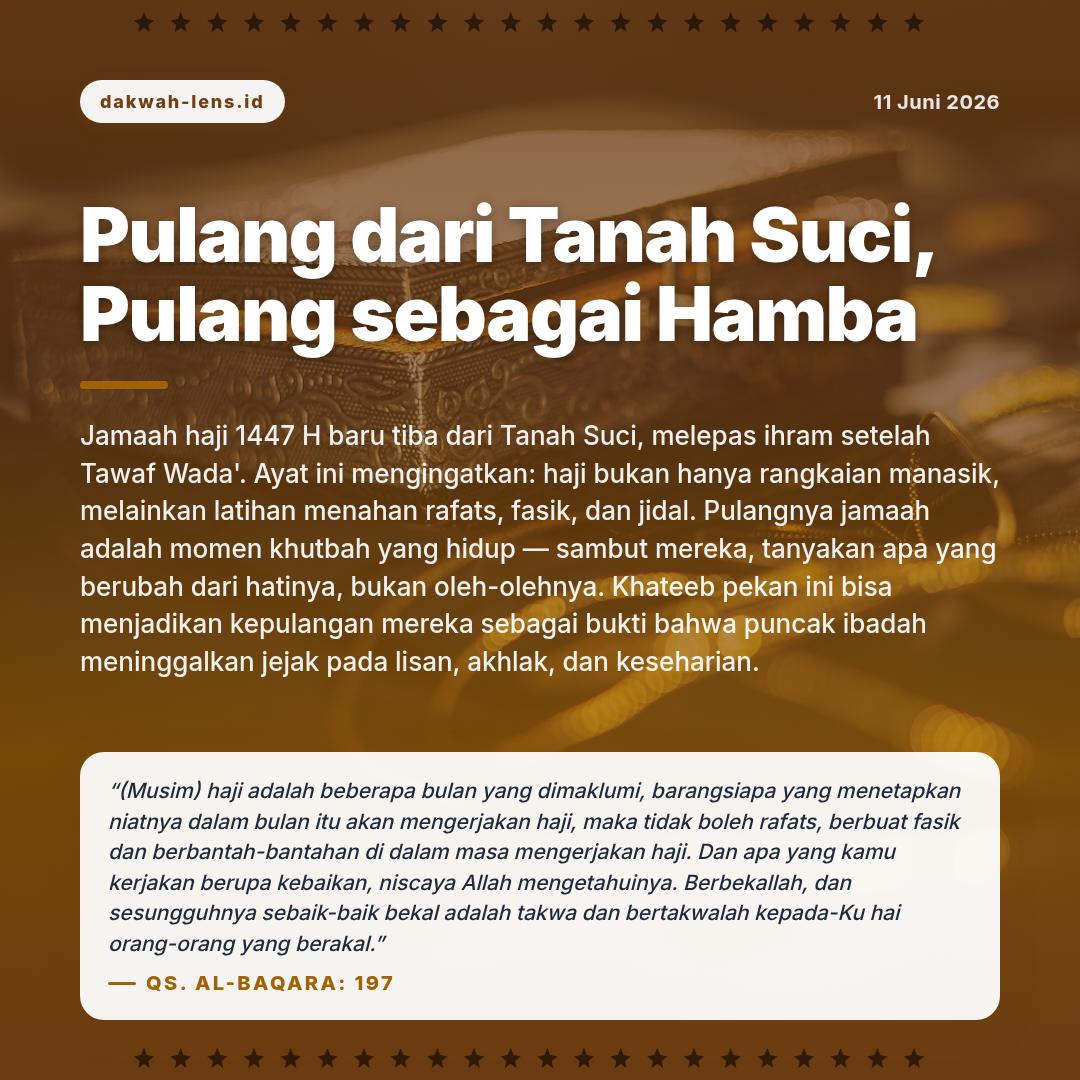 Khutbah — Aqidah & Ibadah