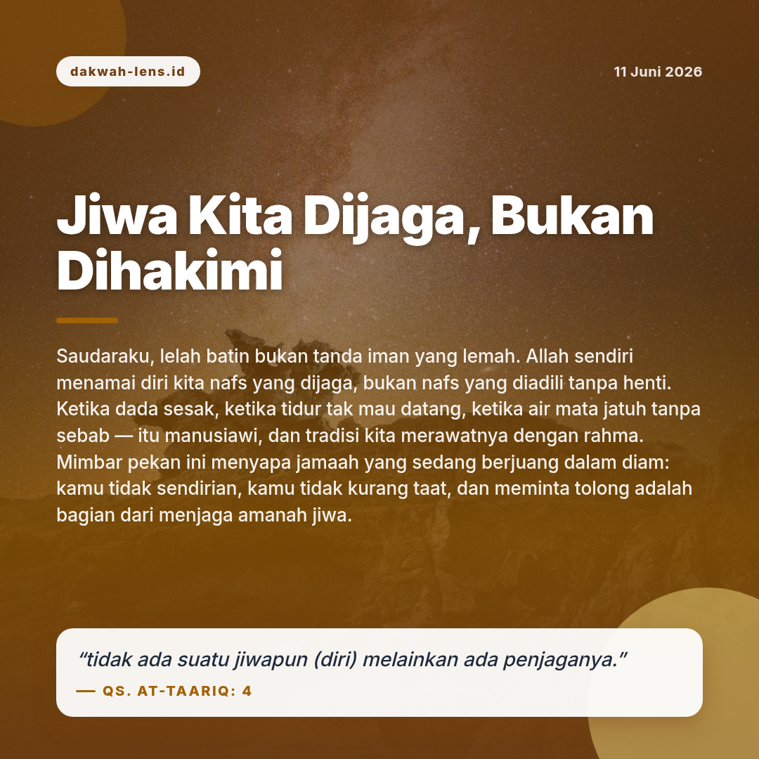 Khutbah — Kesehatan & Kehidupan
