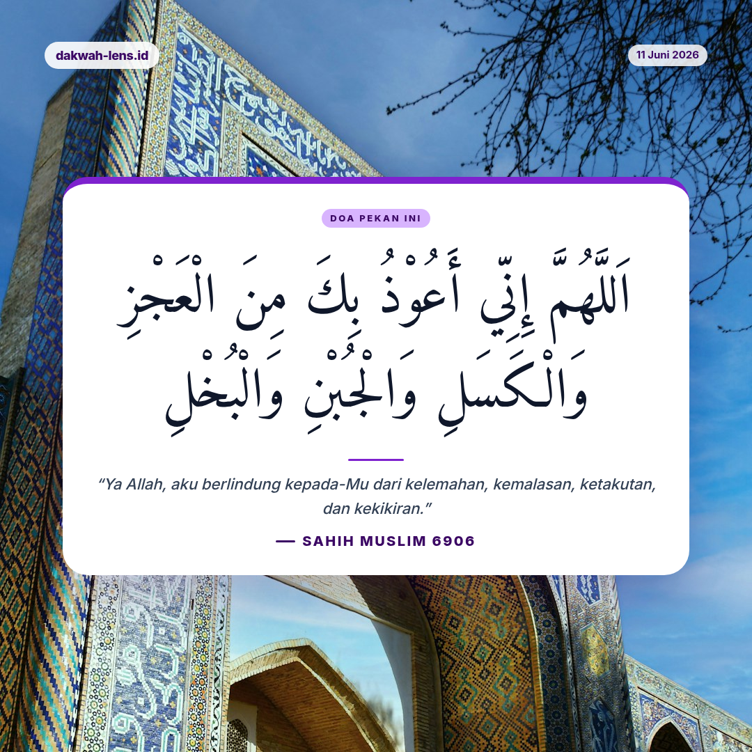 Doa Pekan Ini — Kesehatan & Kehidupan