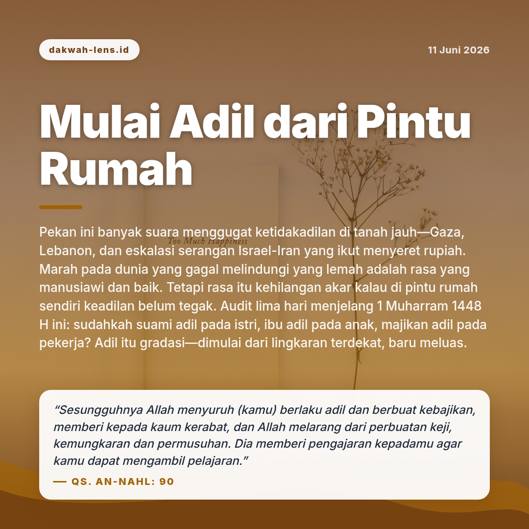 Khutbah — Konflik & Geopolitik