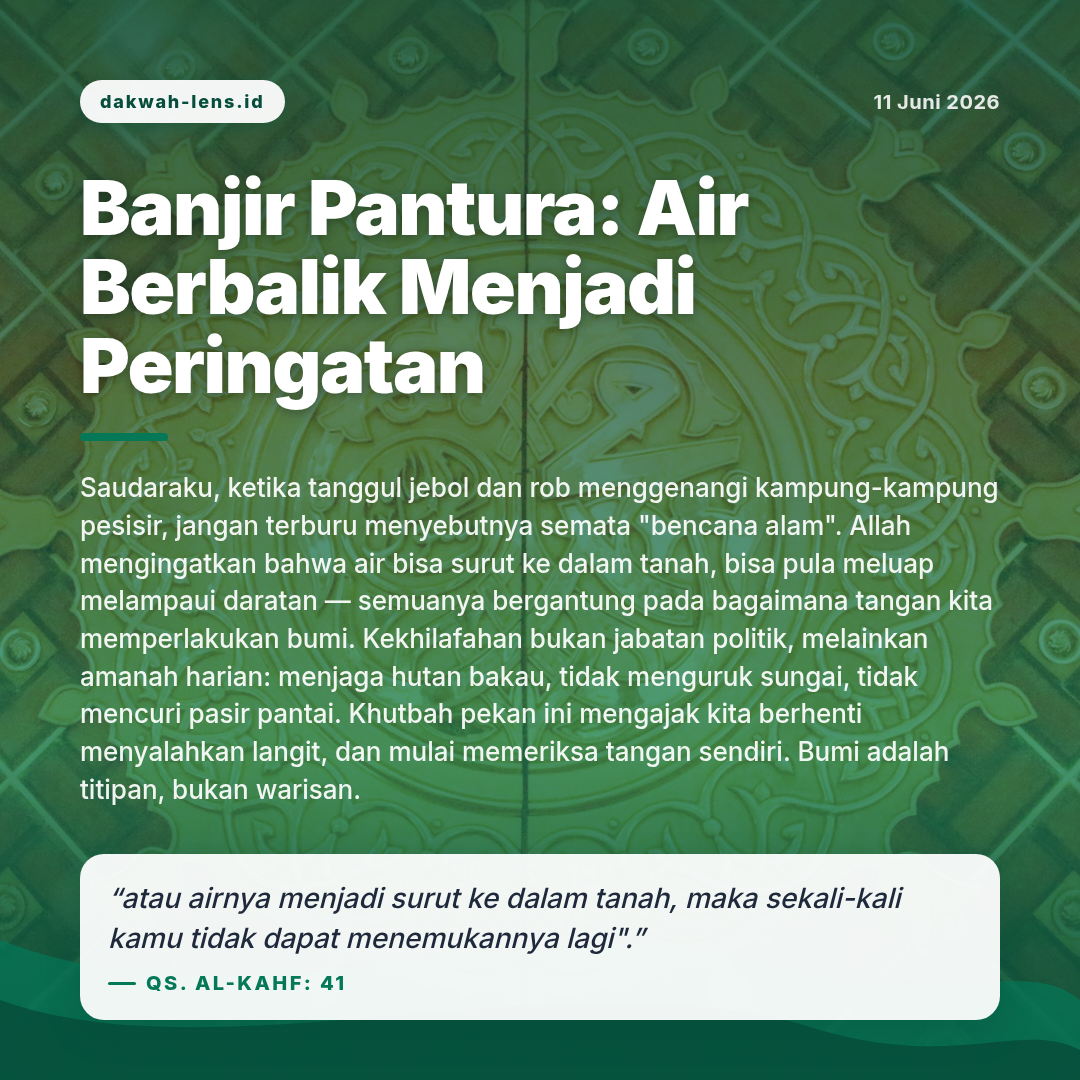 Khutbah — Lingkungan & Bencana