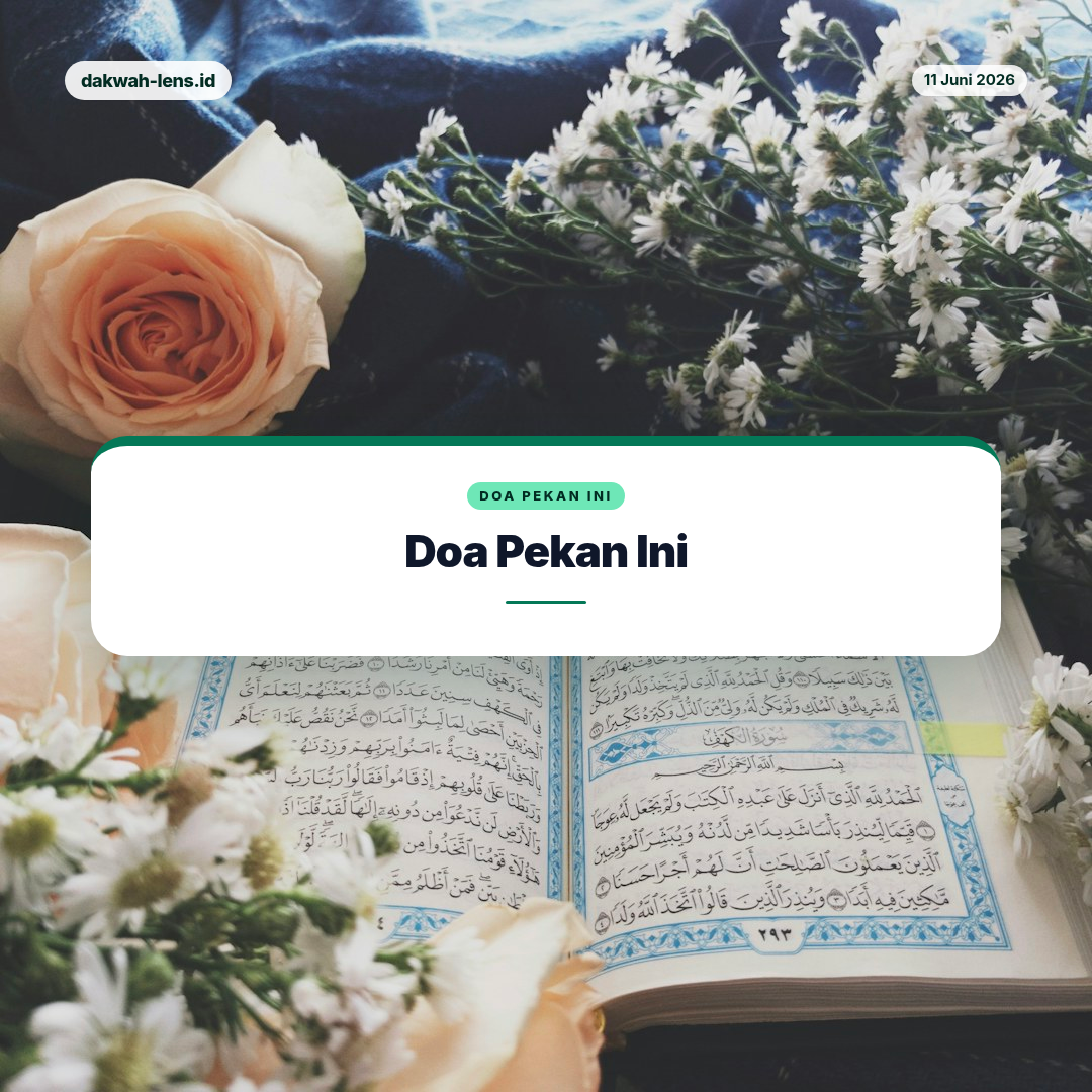Doa Pekan Ini — Patologi Sosial Digital