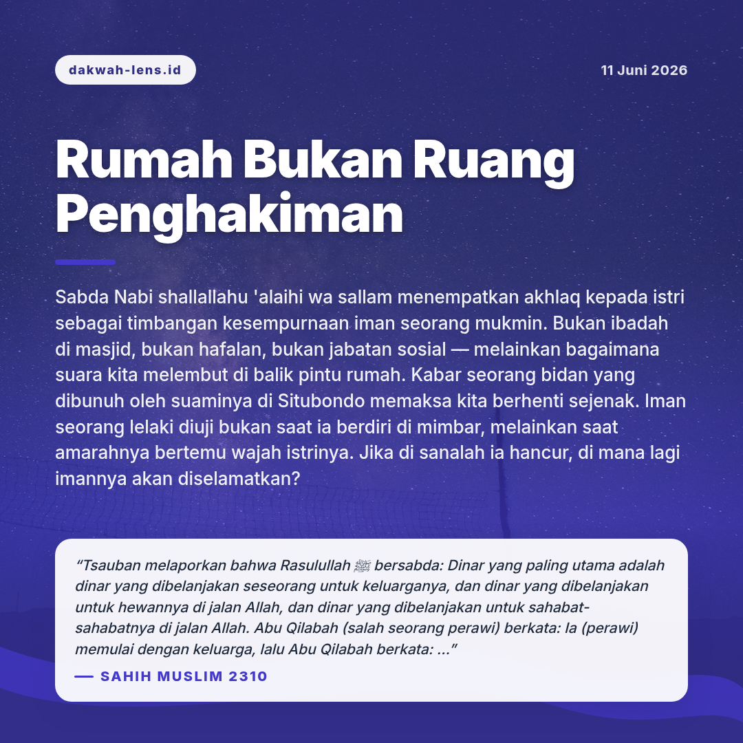 Khutbah — Sosial & Keluarga