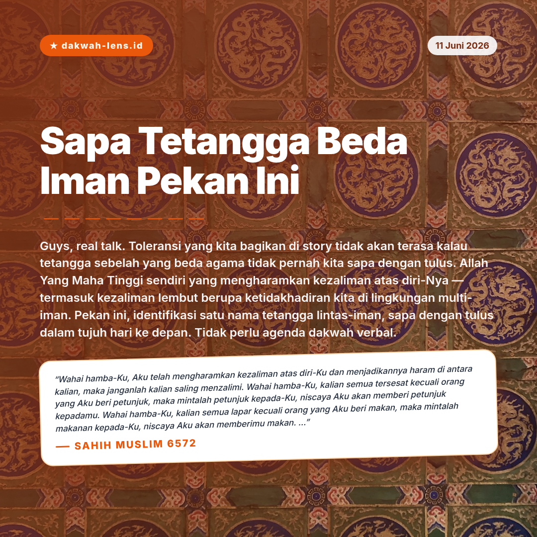 Hook Konten — Toleransi & Lintas-Iman