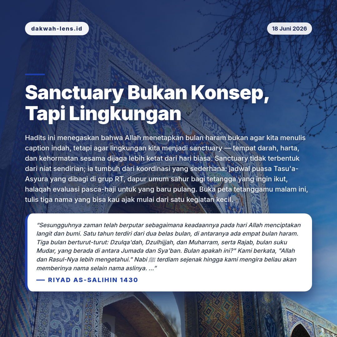 Aksi Sosial — Aqidah & Ibadah