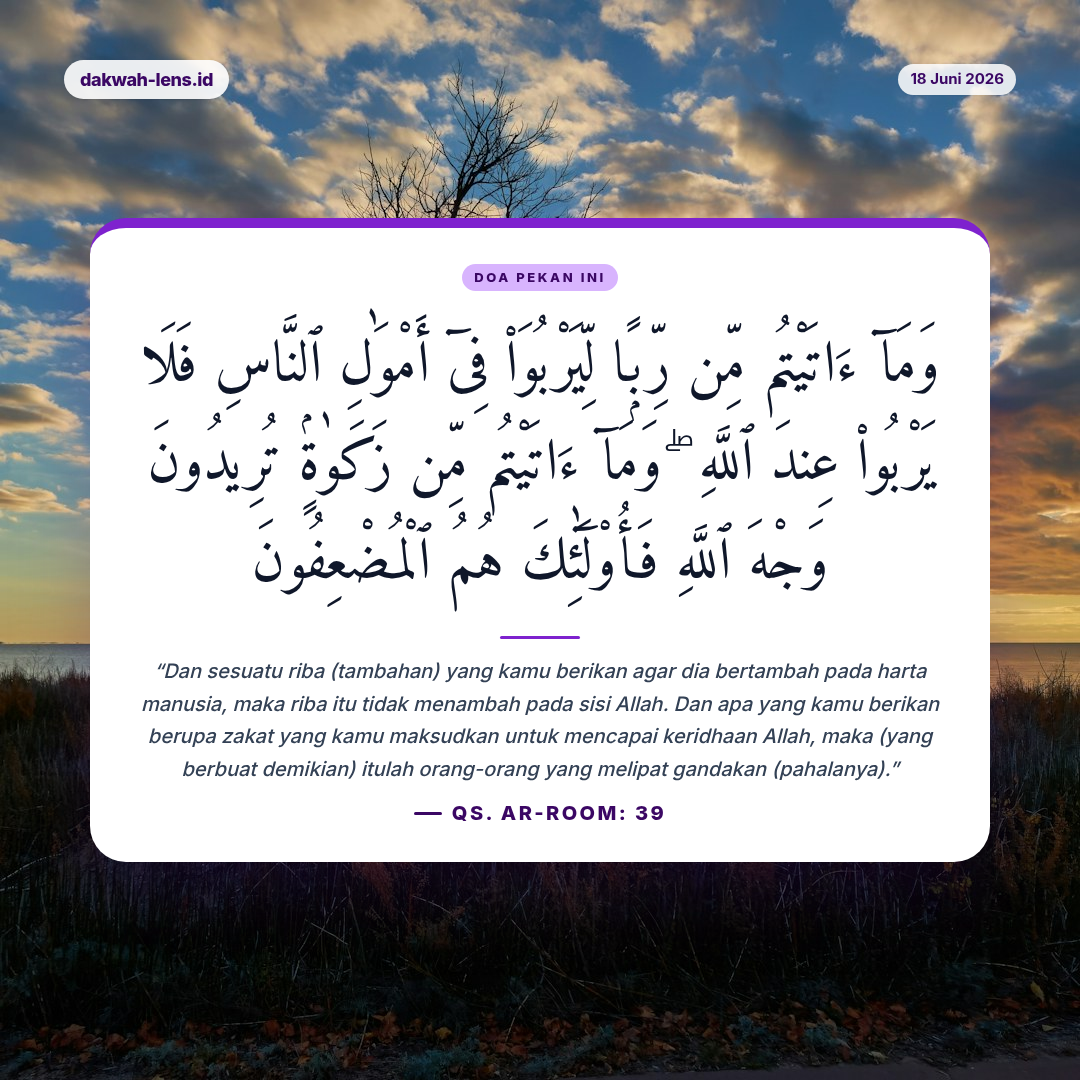 Doa Pekan Ini — Ekonomi & Bisnis