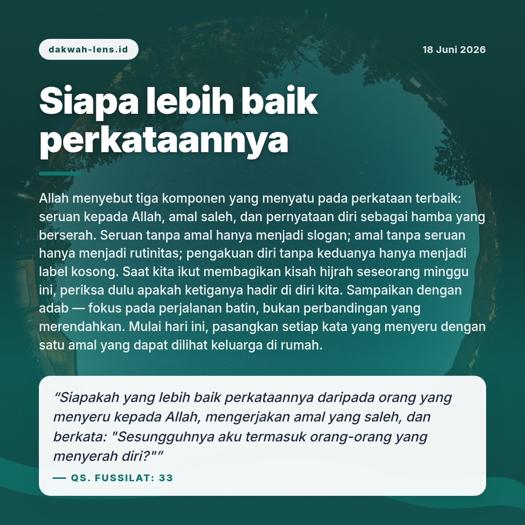 Khutbah — Inspirasi & Kisah Pribadi