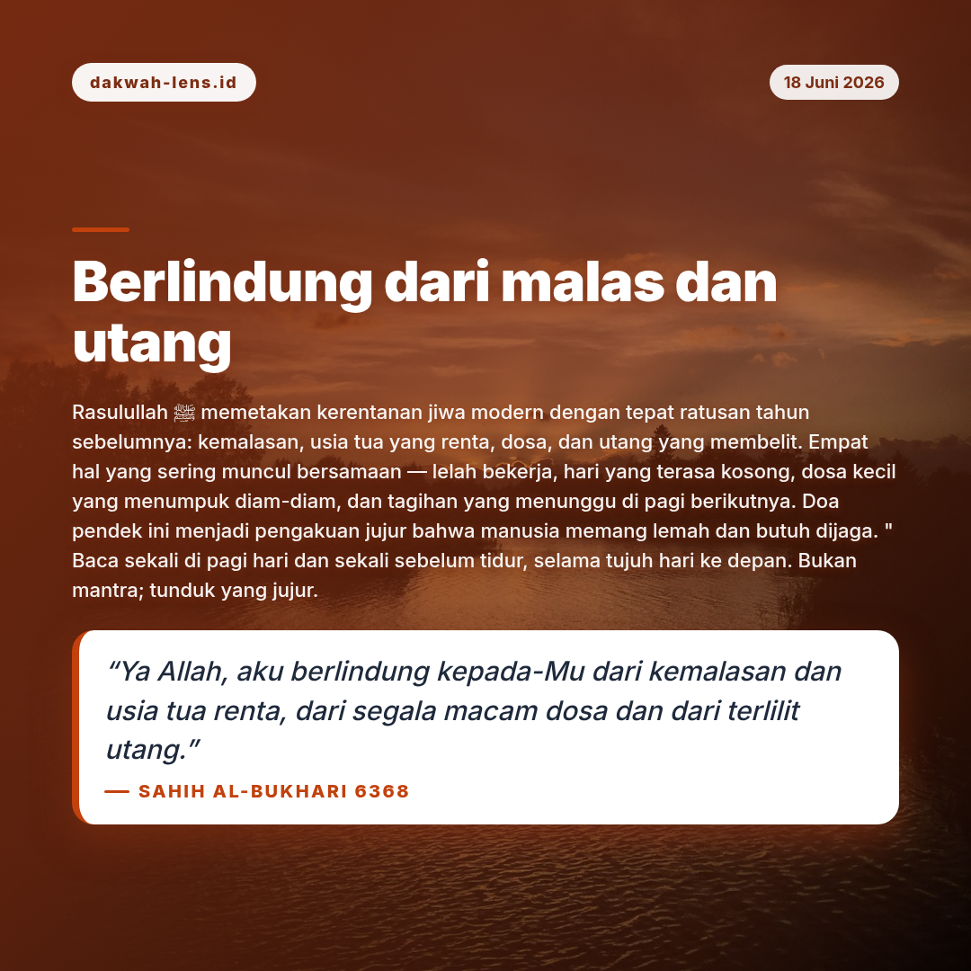 Ajakan Sunnah — Kesehatan & Kehidupan
