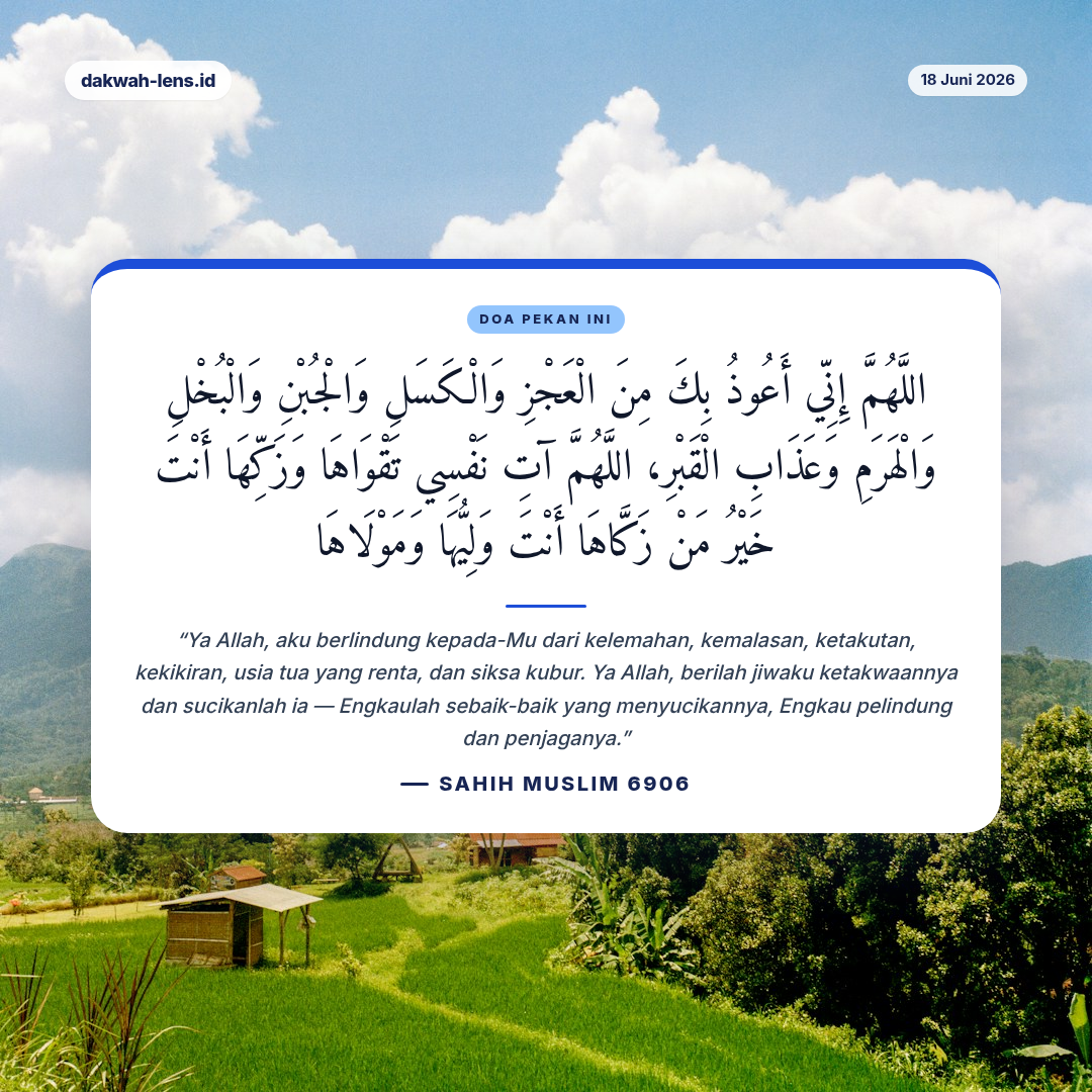 Doa Pekan Ini — Kesehatan & Kehidupan