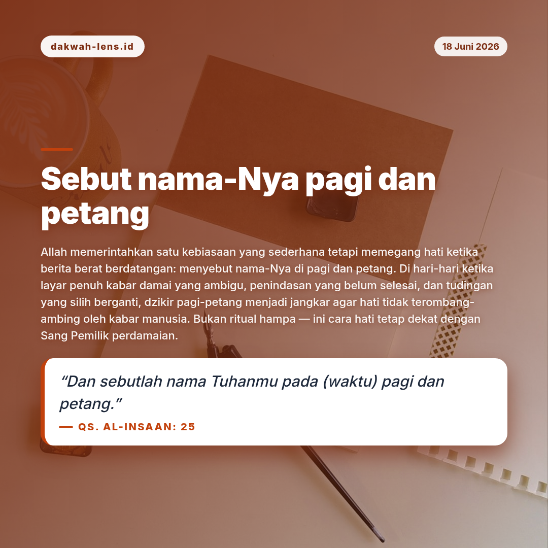 Ajakan Sunnah — Konflik & Geopolitik