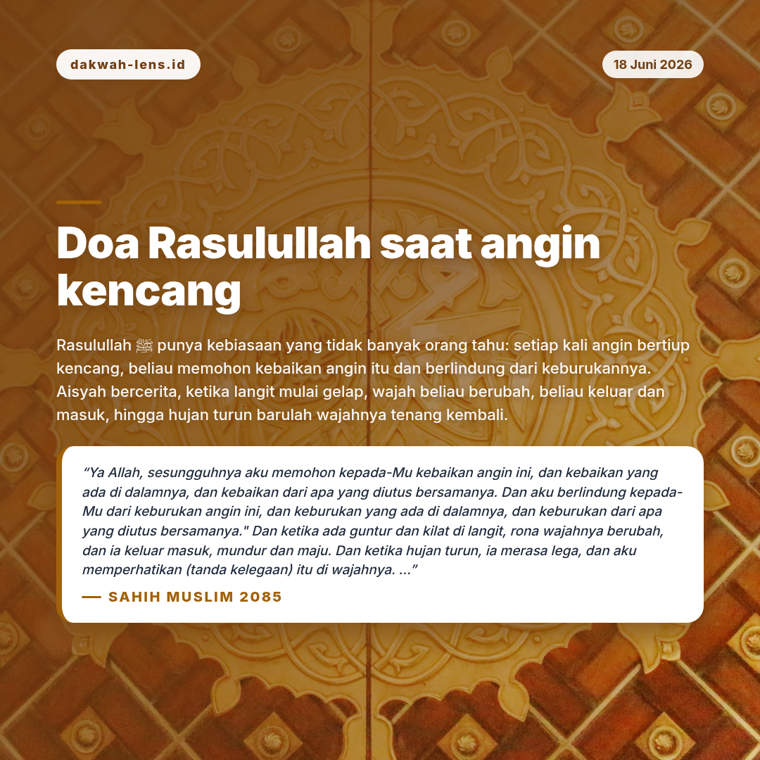Ajakan Sunnah — Lingkungan & Bencana