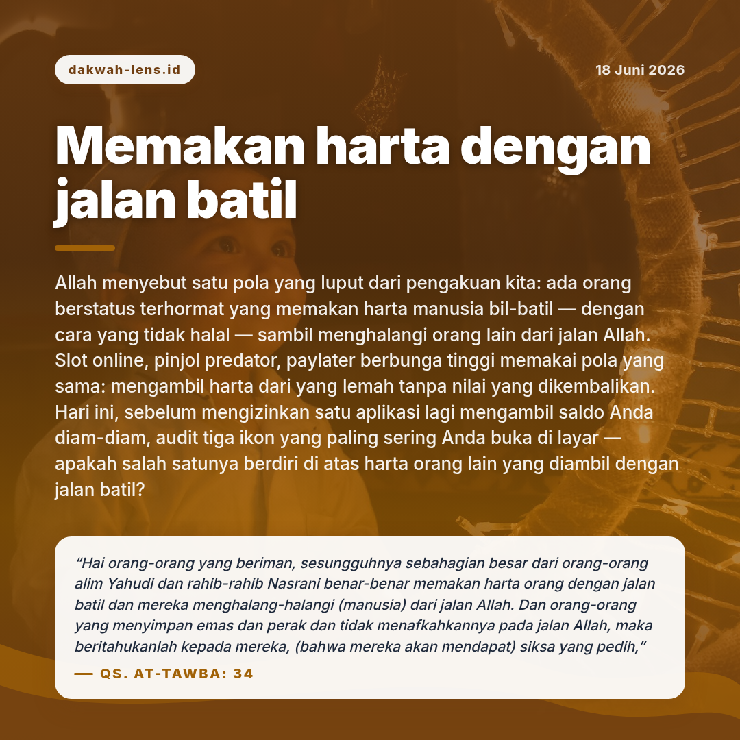 Khutbah — Patologi Sosial Digital