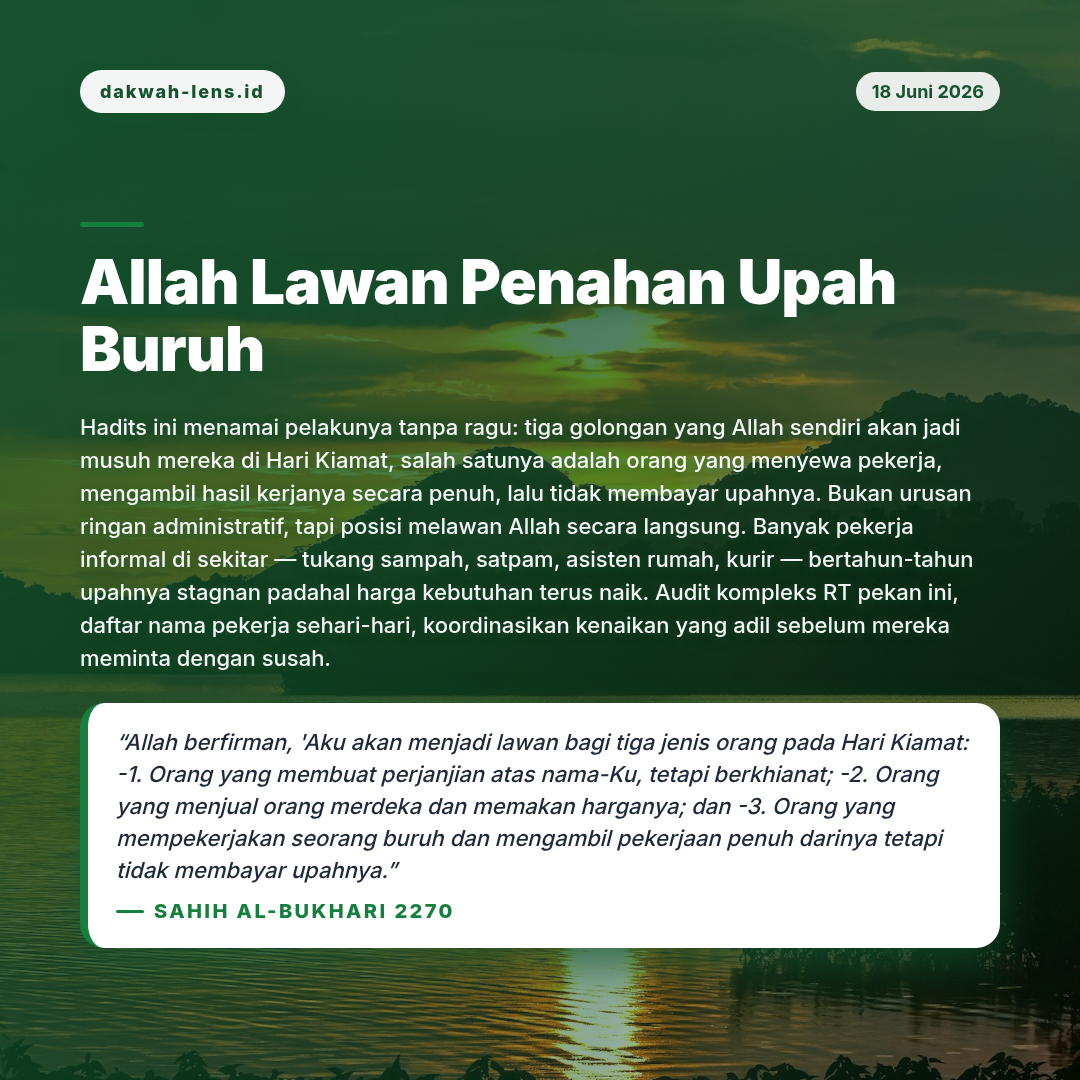 Aksi Sosial — Pekerja & Pertanian Rakyat