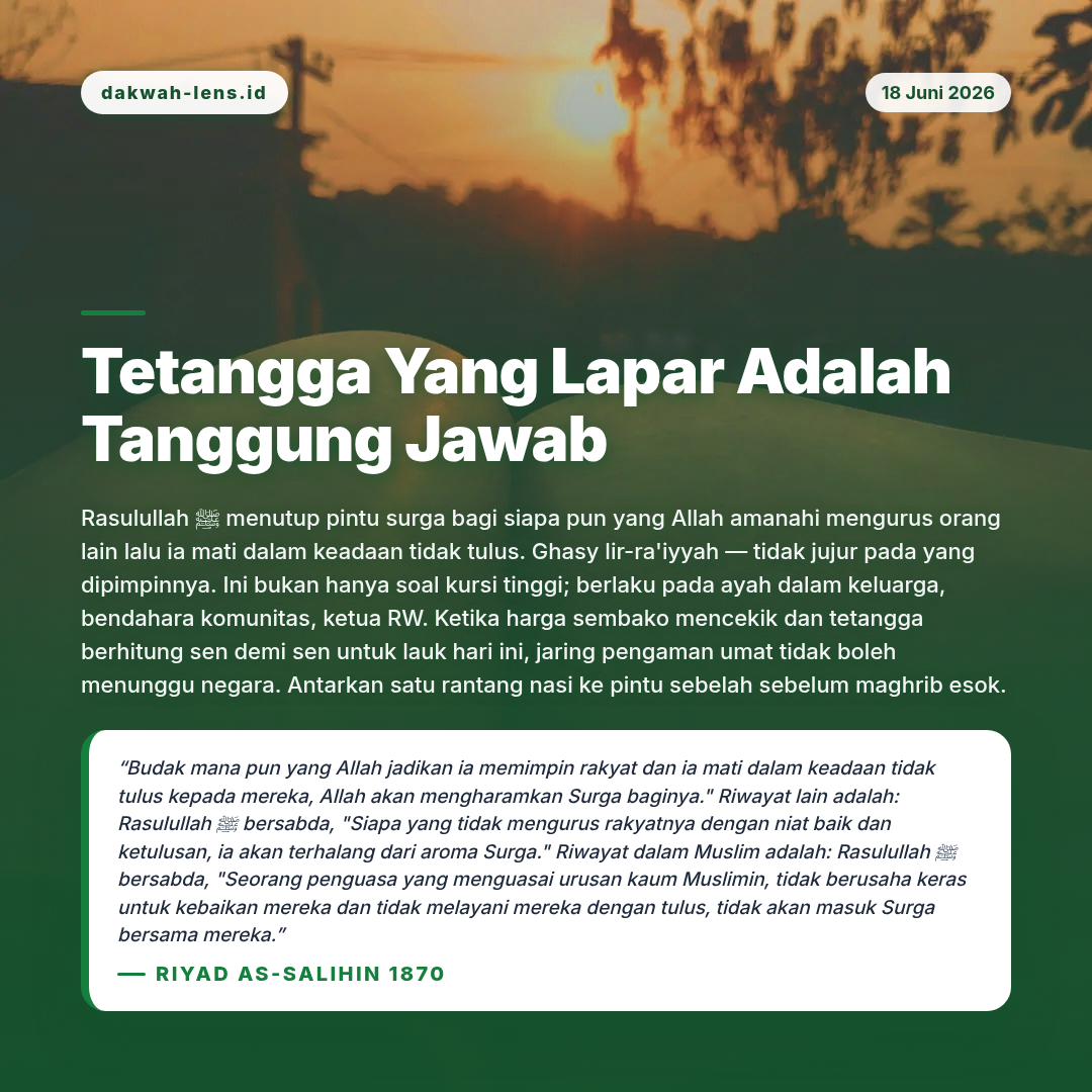Aksi Sosial — Pemerintahan & Kebijakan
