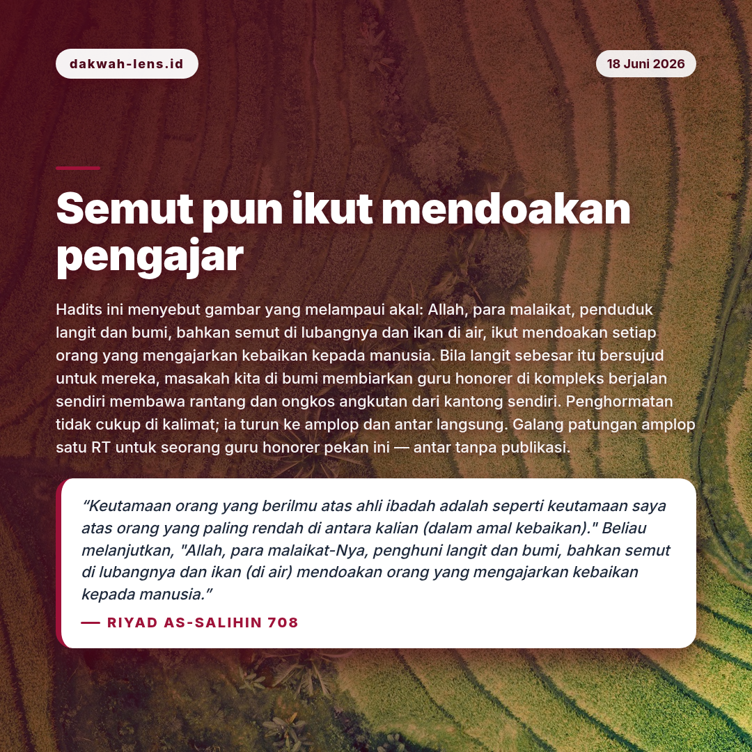 Aksi Sosial — Pendidikan & SDM