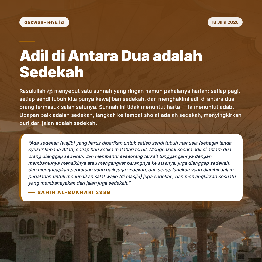 Ajakan Sunnah — Toleransi & Lintas-Iman
