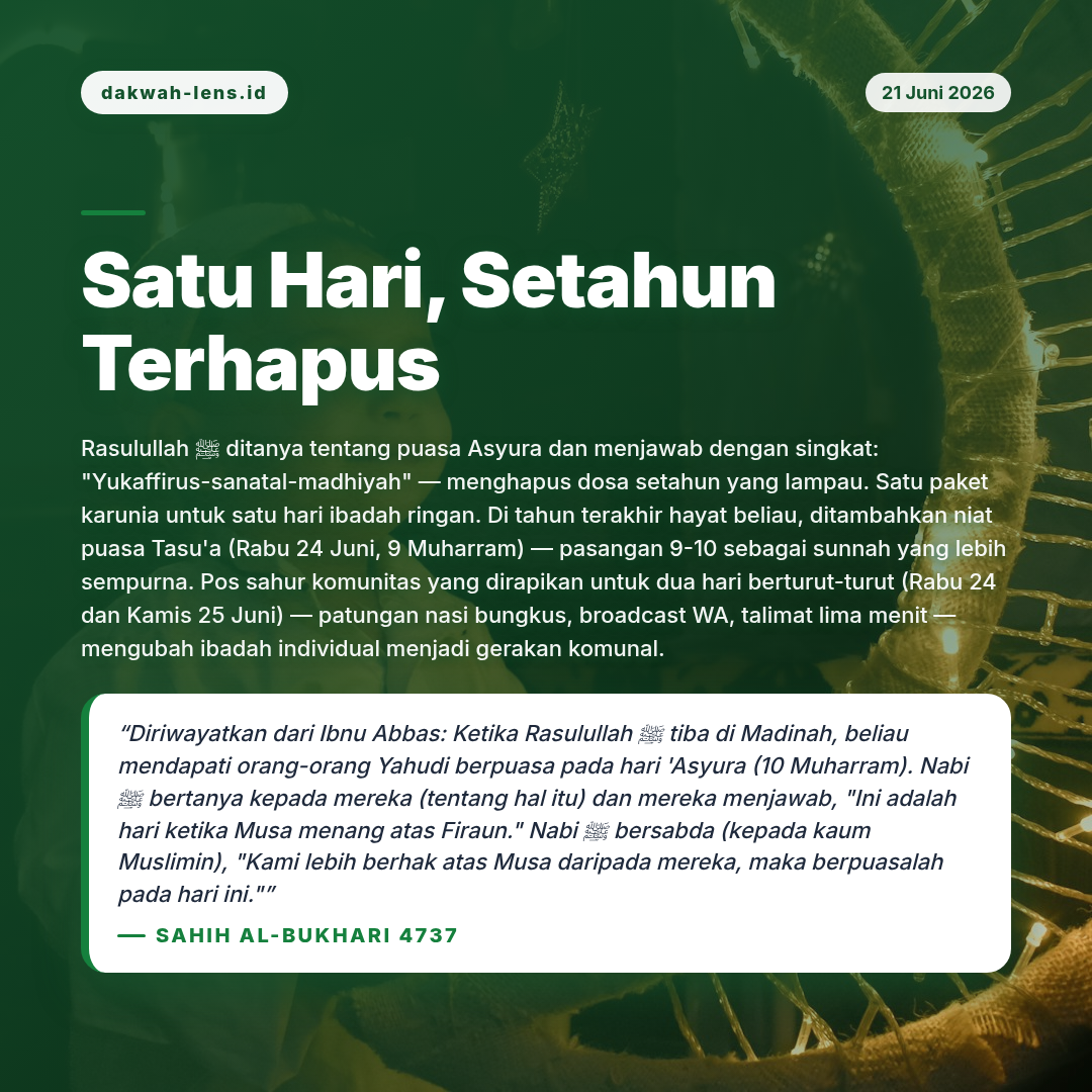 Aksi Sosial — Acara