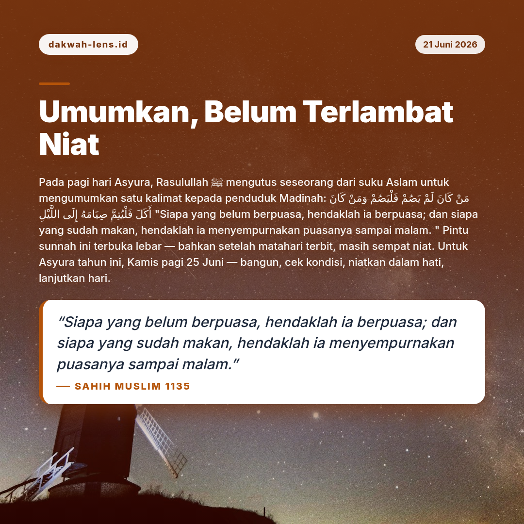 Ajakan Sunnah — Acara