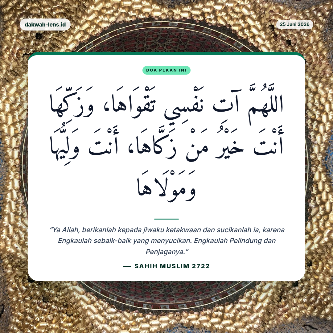 Doa Pekan Ini — Aqidah & Ibadah