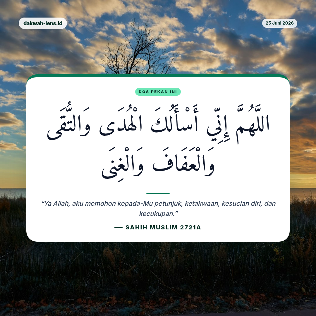 Doa Pekan Ini — Kesehatan & Kehidupan