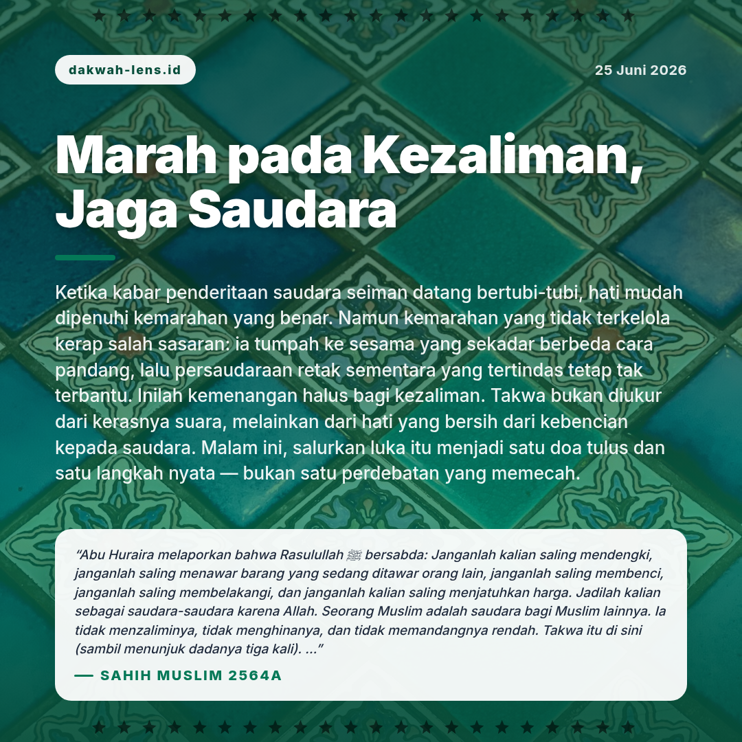 Khutbah — Konflik & Geopolitik