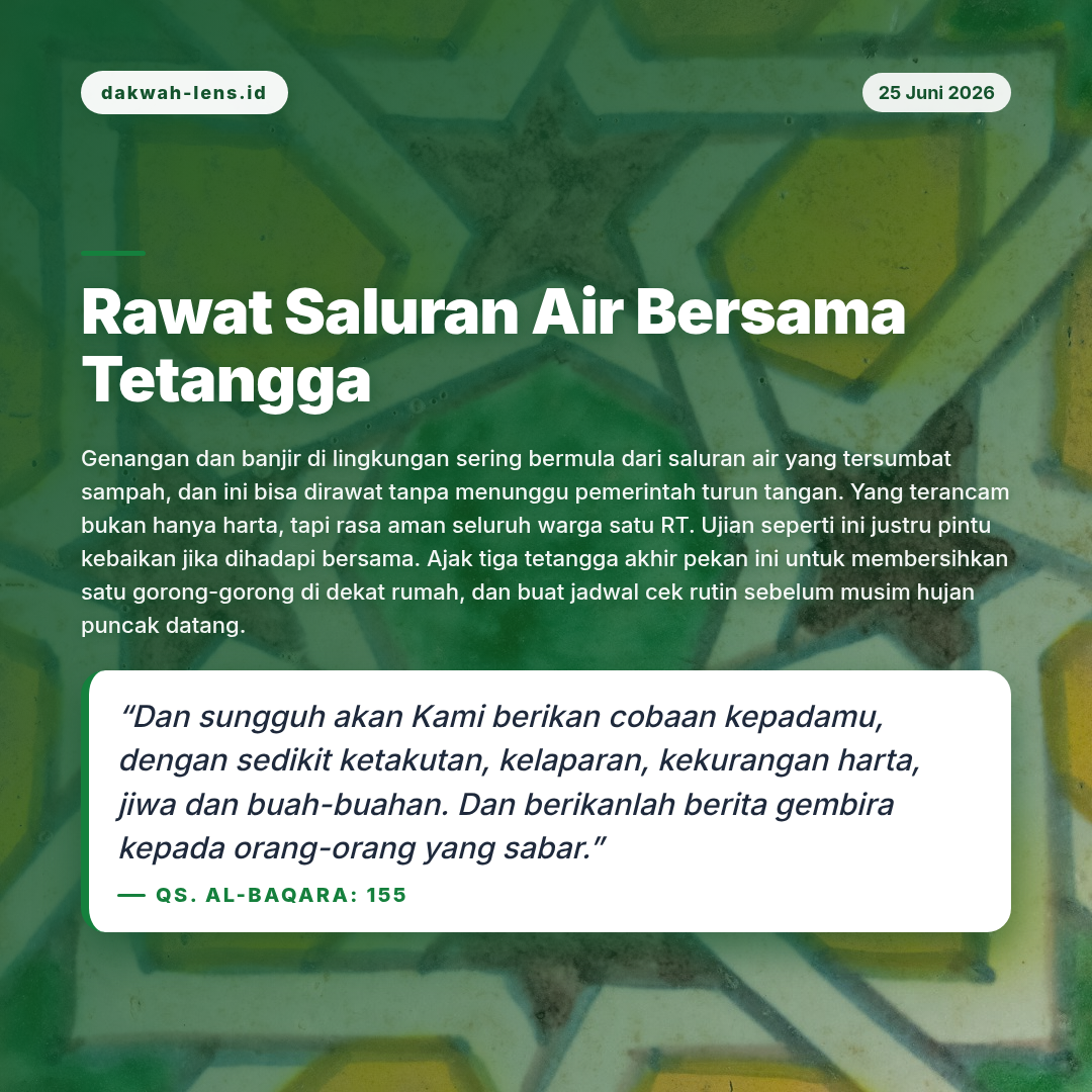 Aksi Sosial — Lingkungan & Bencana