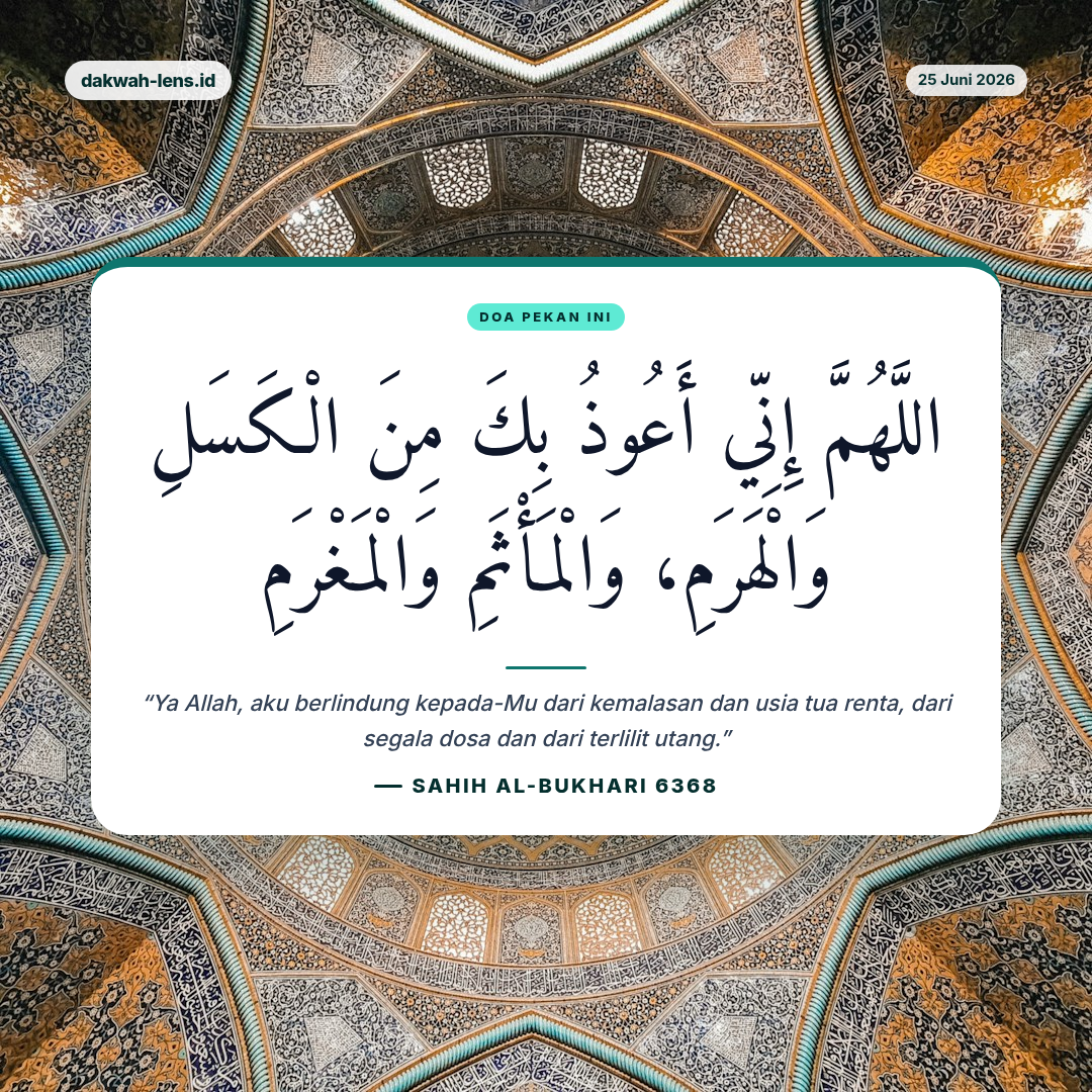 Doa Pekan Ini — Patologi Sosial Digital
