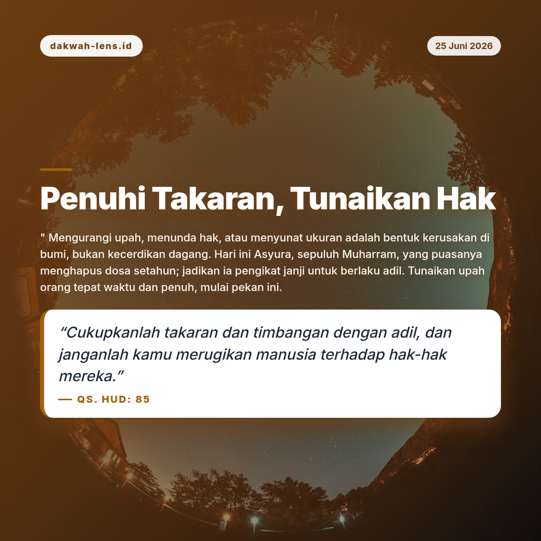 Ajakan Sunnah — Pekerja & Pertanian Rakyat