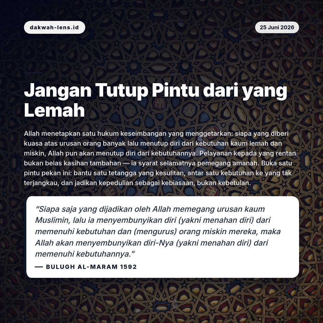 Aksi Sosial — Pemerintahan & Kebijakan
