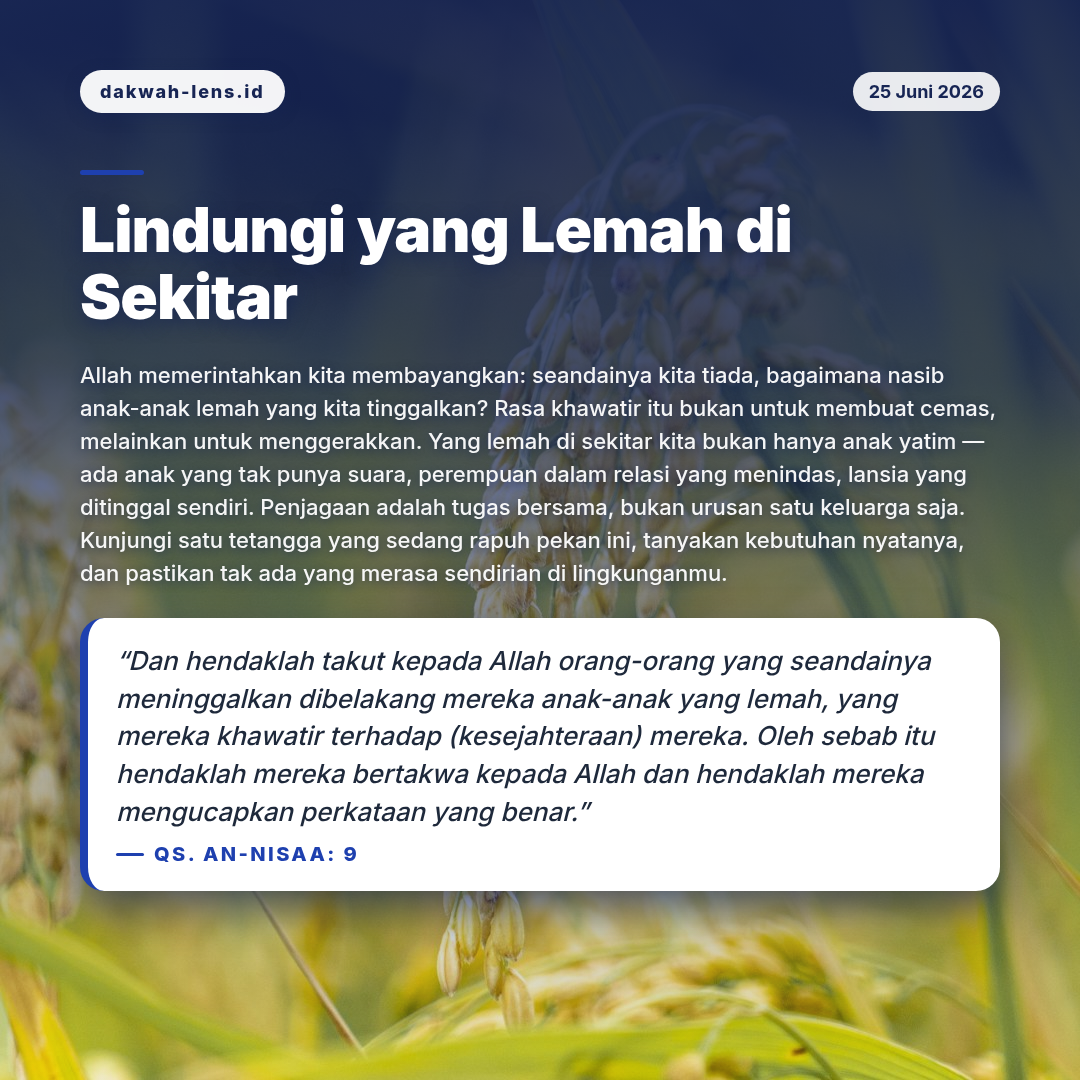 Aksi Sosial — Sosial & Keluarga