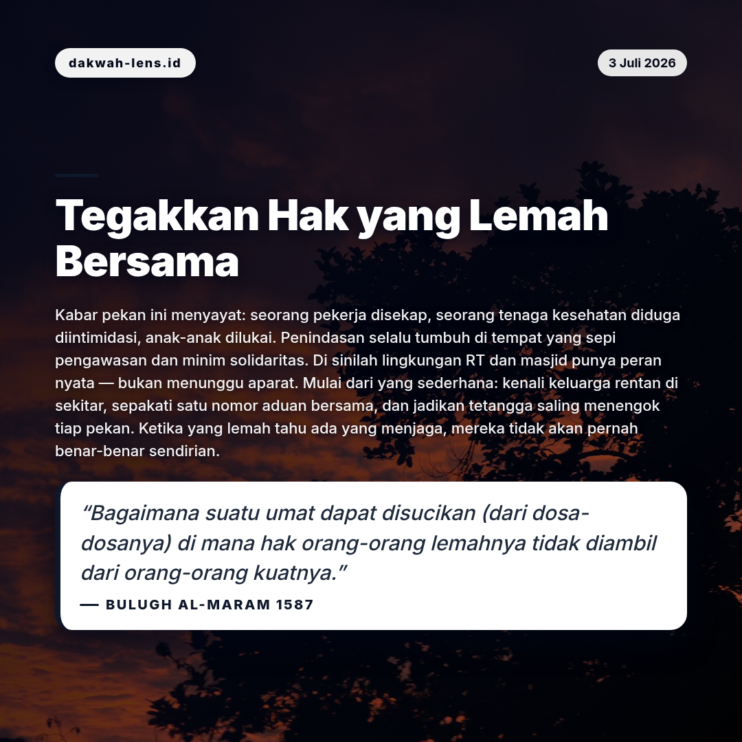Aksi Sosial — Hukum & Keadilan