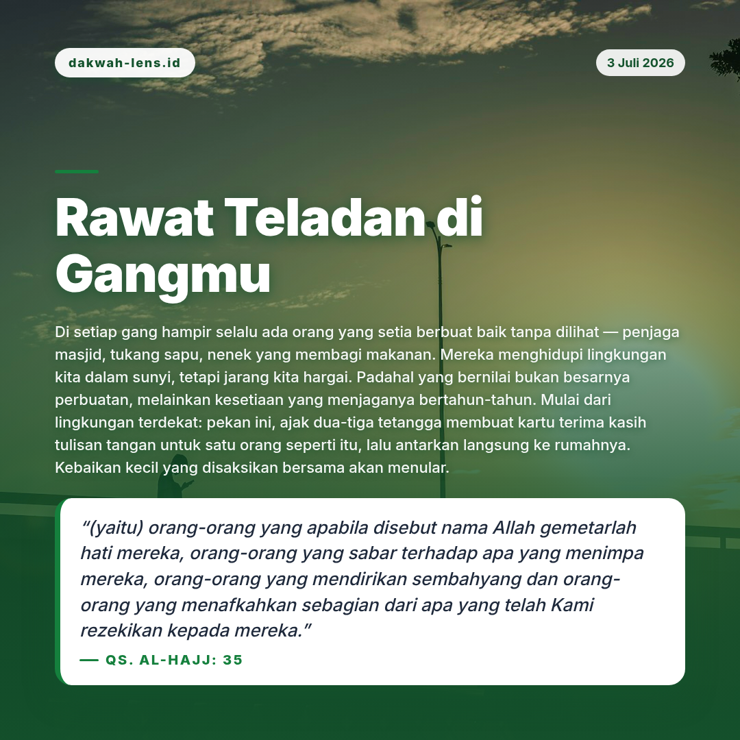 Aksi Sosial — Inspirasi & Kisah Pribadi
