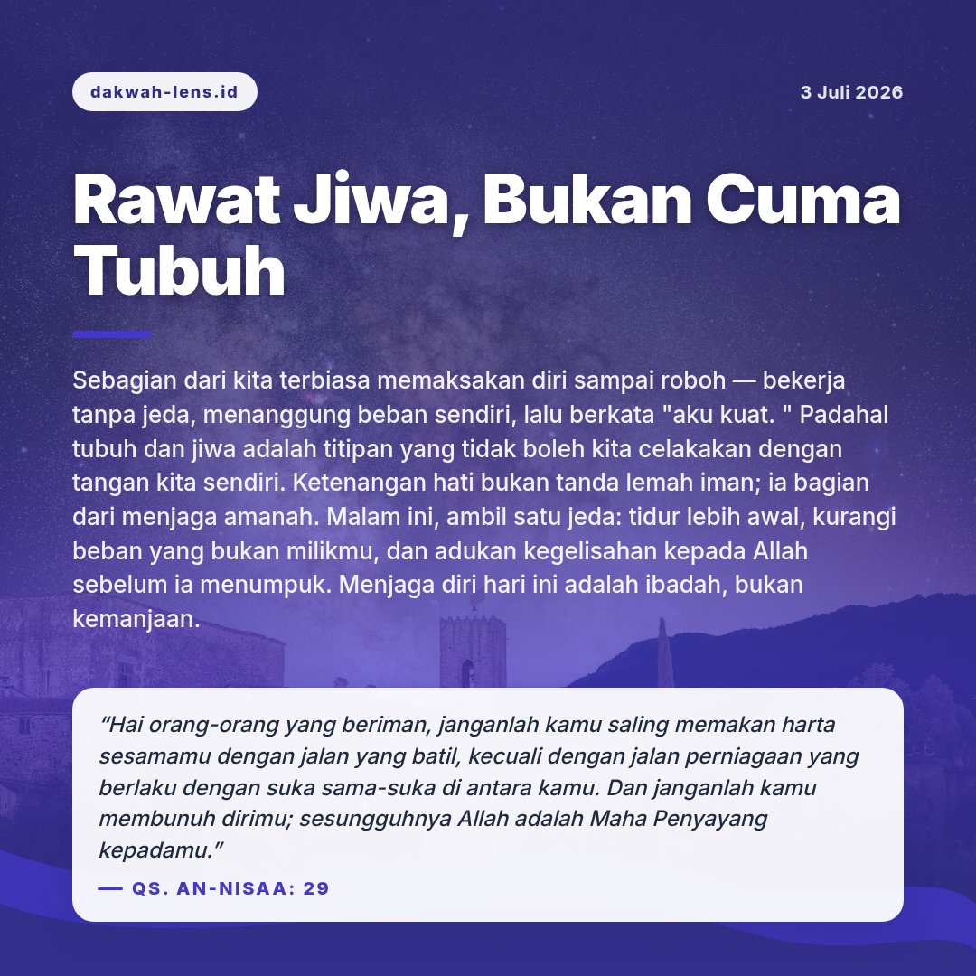 Khutbah — Kesehatan & Kehidupan