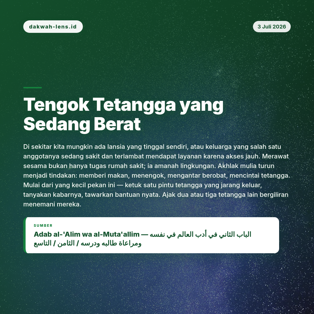 Aksi Sosial — Kesehatan & Kehidupan