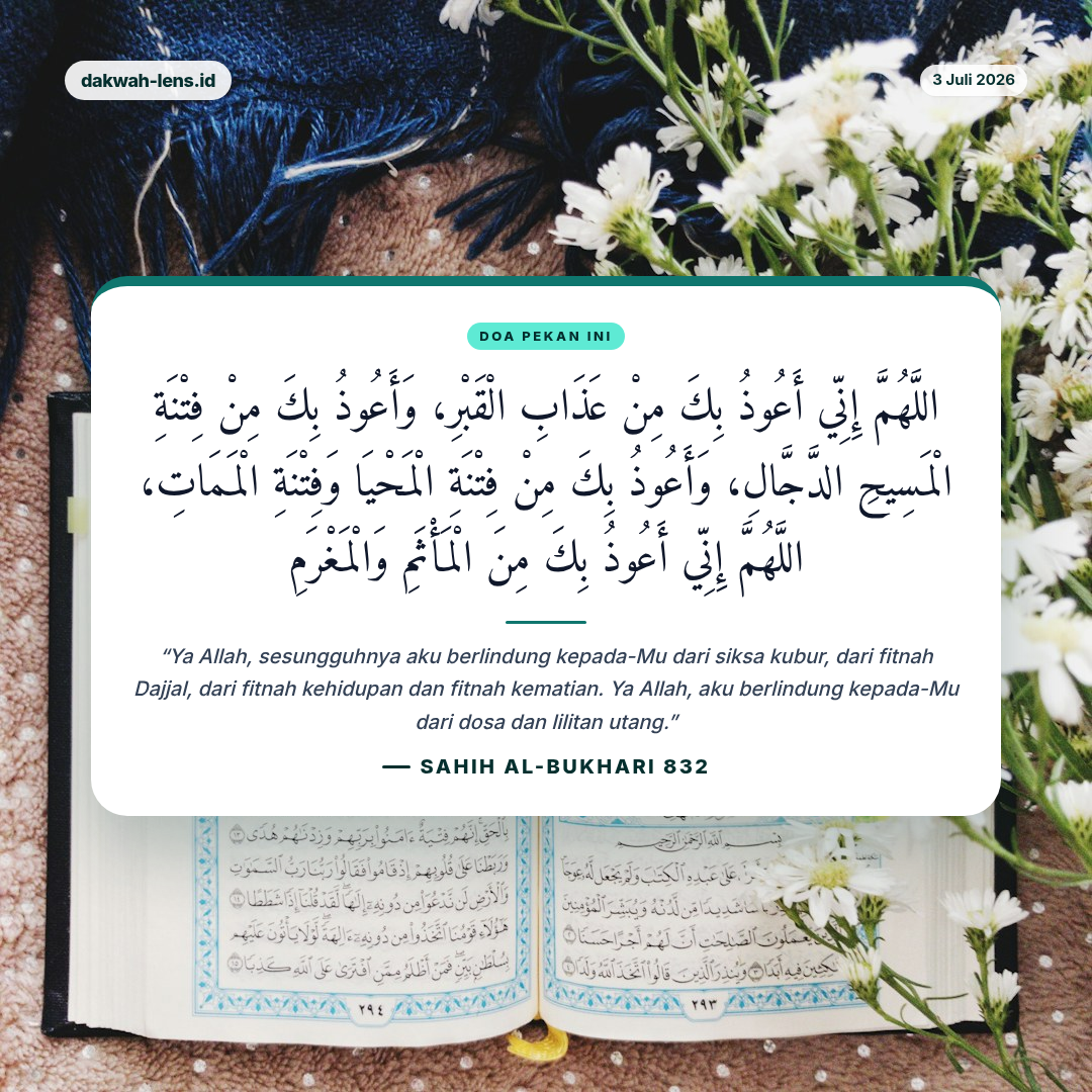 Doa Pekan Ini — Kesehatan & Kehidupan