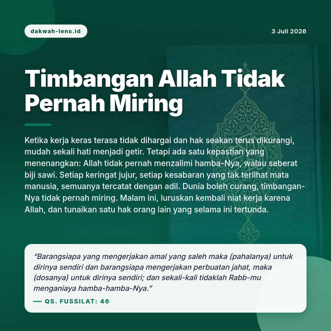Khutbah — Pekerja & Pertanian Rakyat