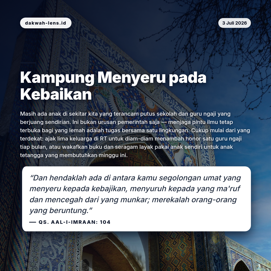 Aksi Sosial — Pendidikan & SDM