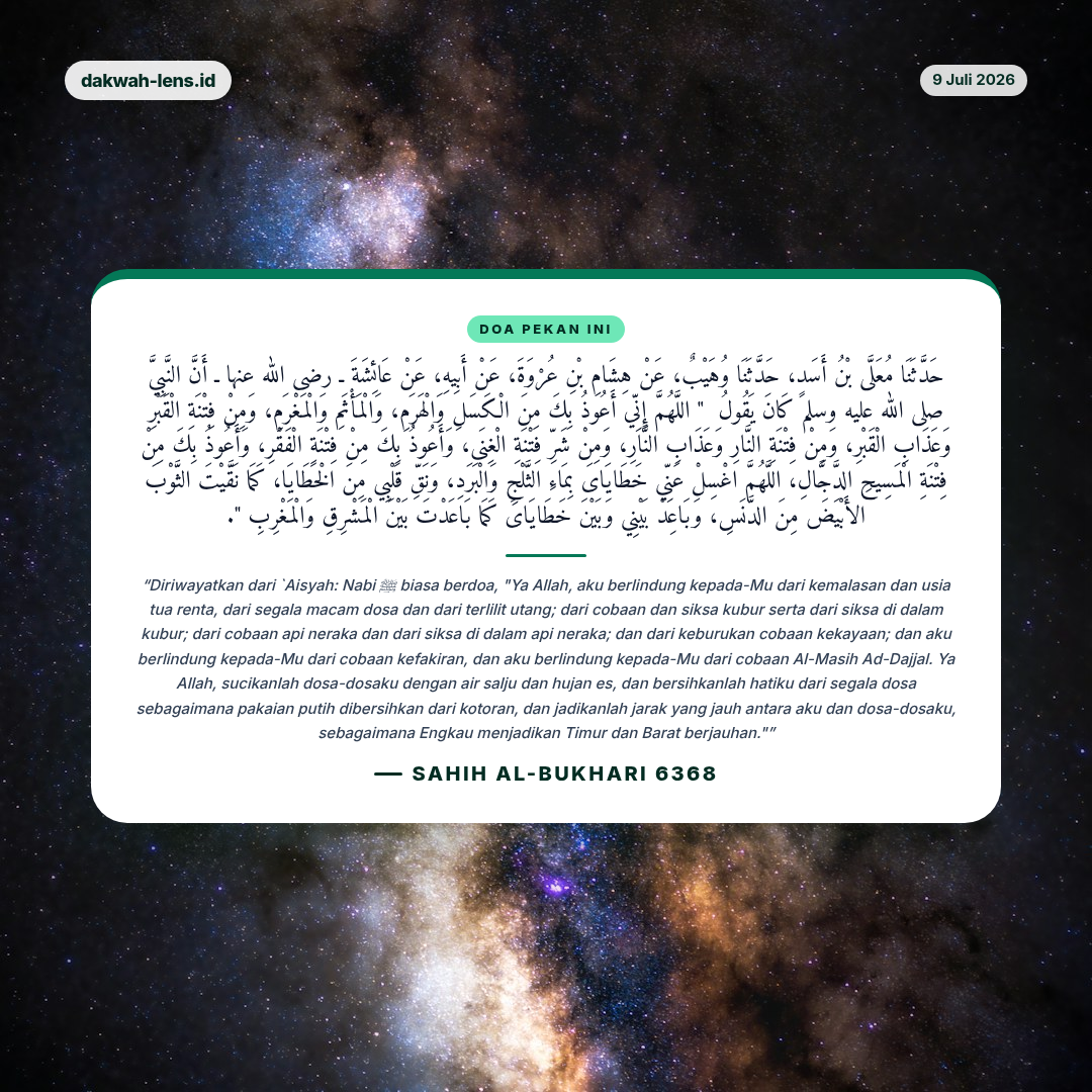 Doa Pekan Ini — Ekonomi & Bisnis