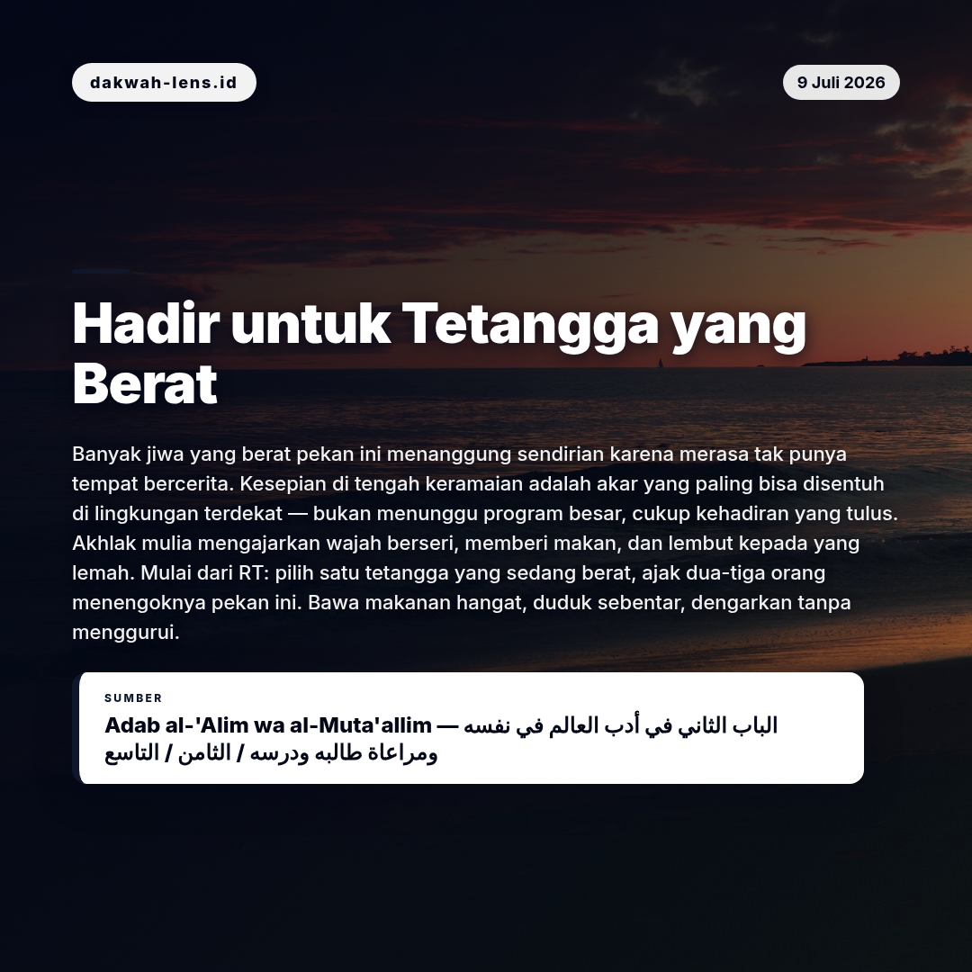 Aksi Sosial — Kesehatan & Kehidupan