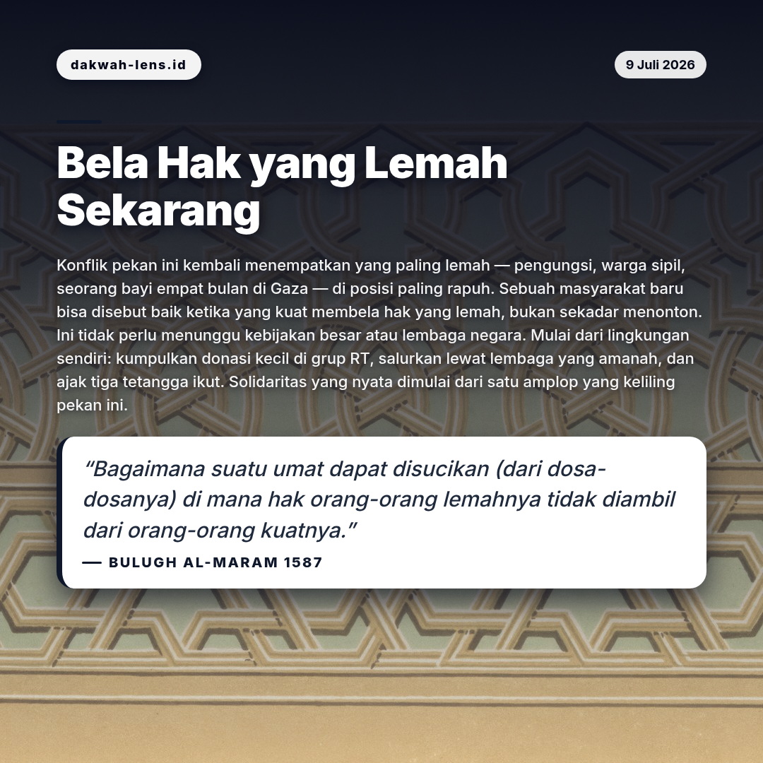 Aksi Sosial — Konflik & Geopolitik